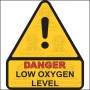 Danger - Low oxygen level